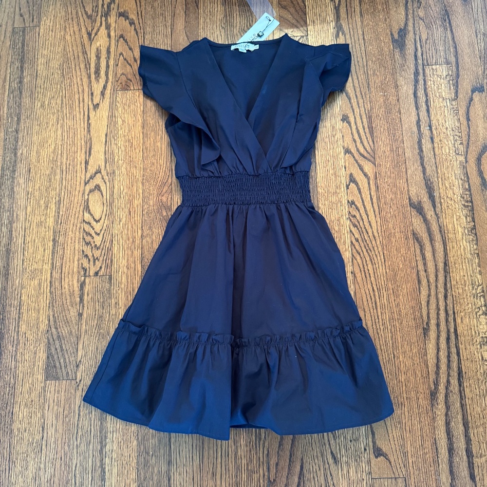 Molly Bracken - Navy - Ruffle Dress 12Y - NWT